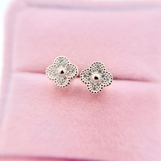 Fleur Silver Earrings