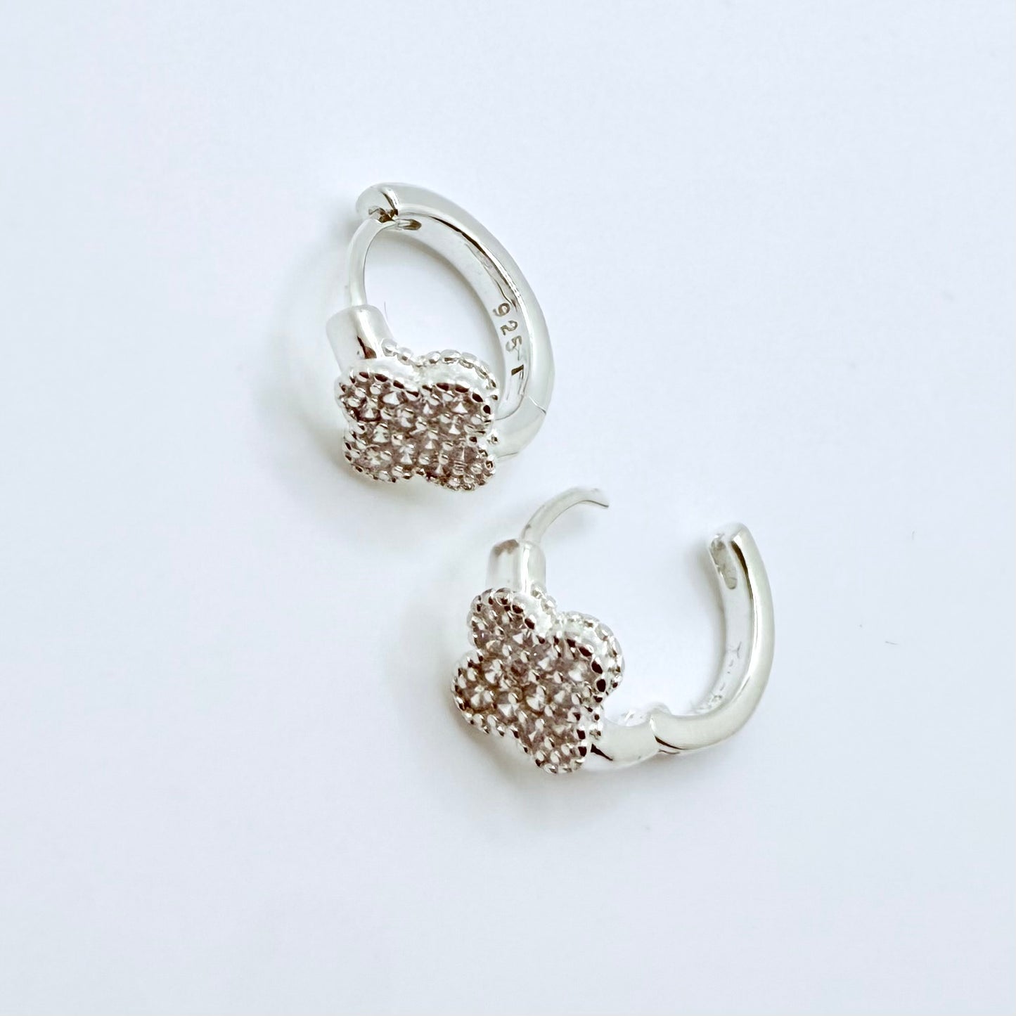 Valentina Silver Hoops