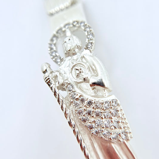 San Judas Luxe Silver Bracelet