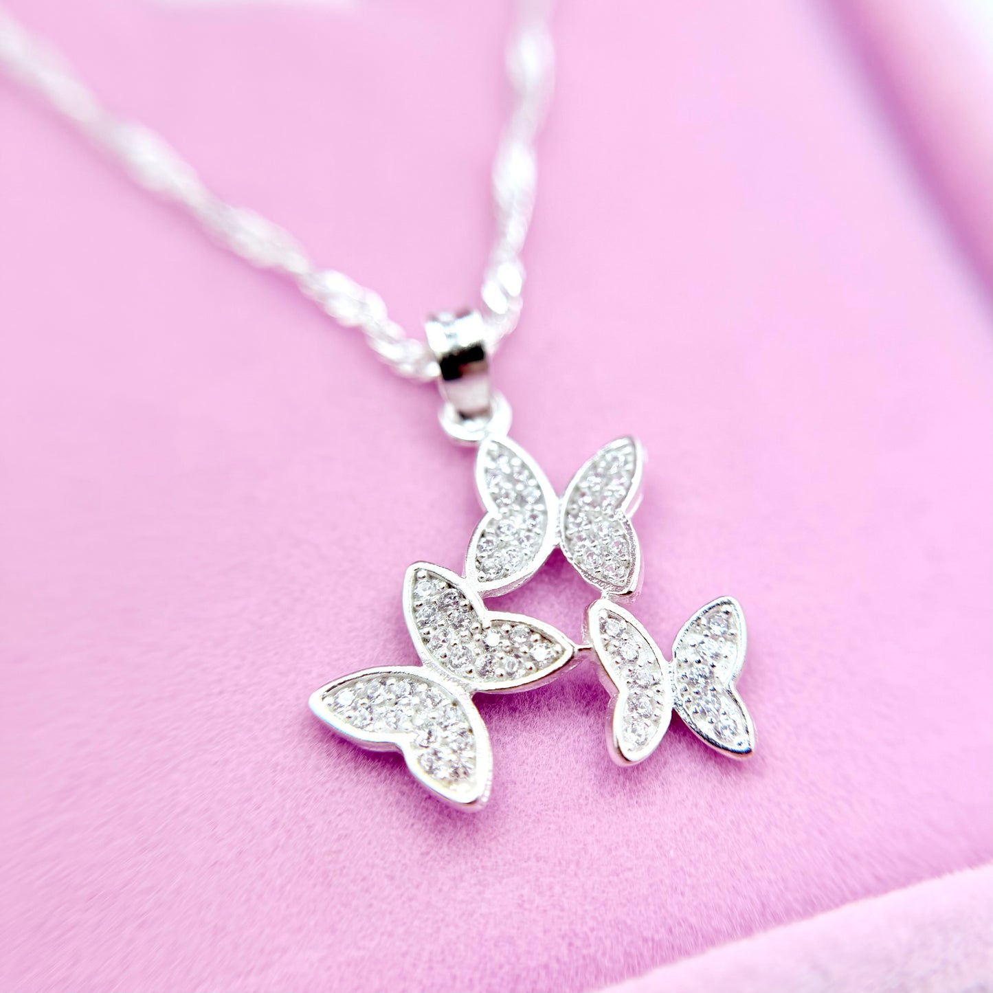 Monarca Luxe Silver Necklace