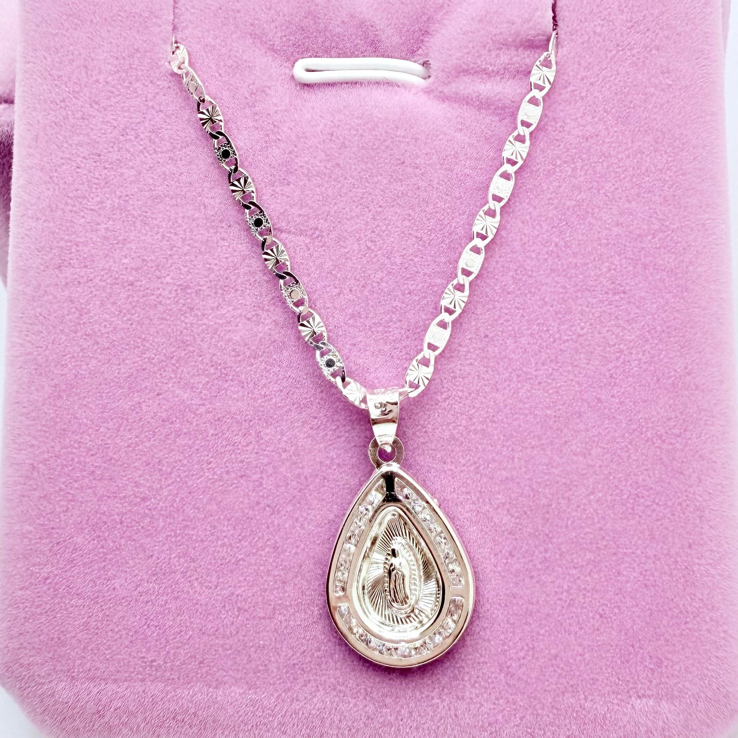 Virgencita Bella Silver Necklace