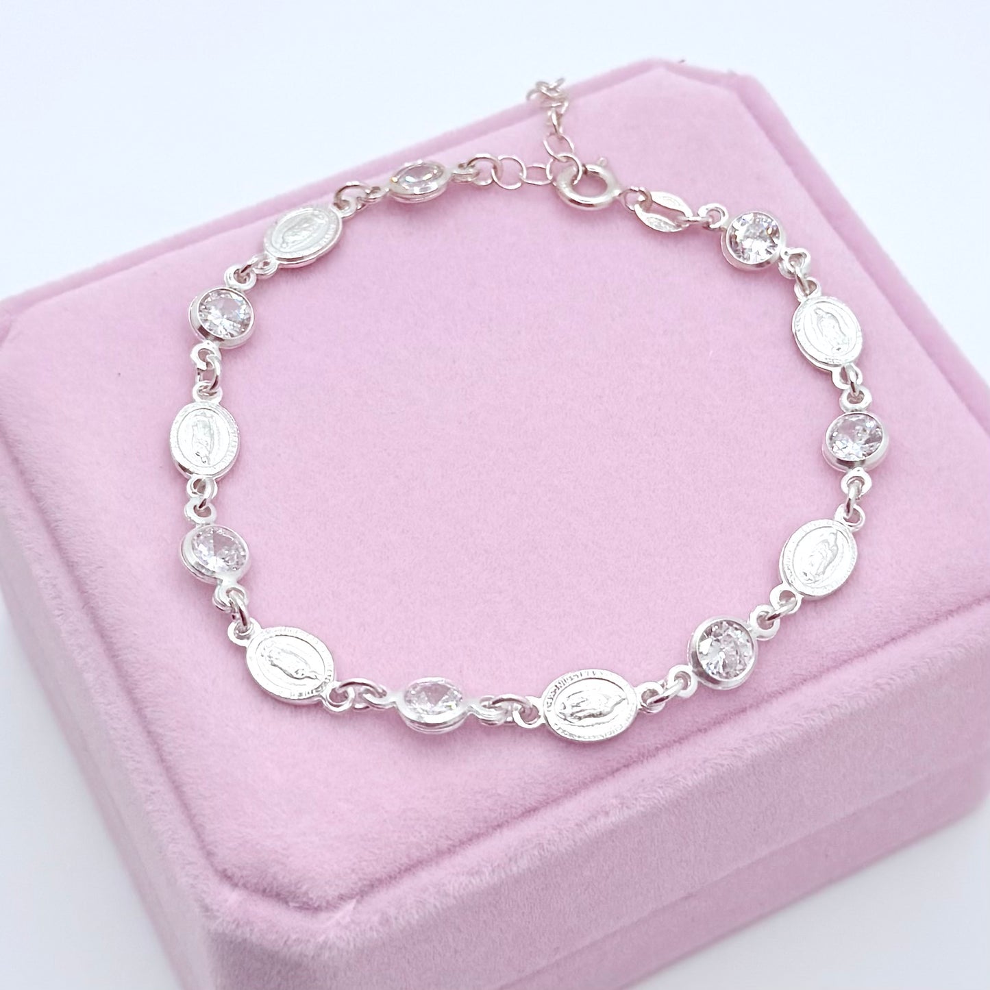 Virgencita Bella Silver Bracelet