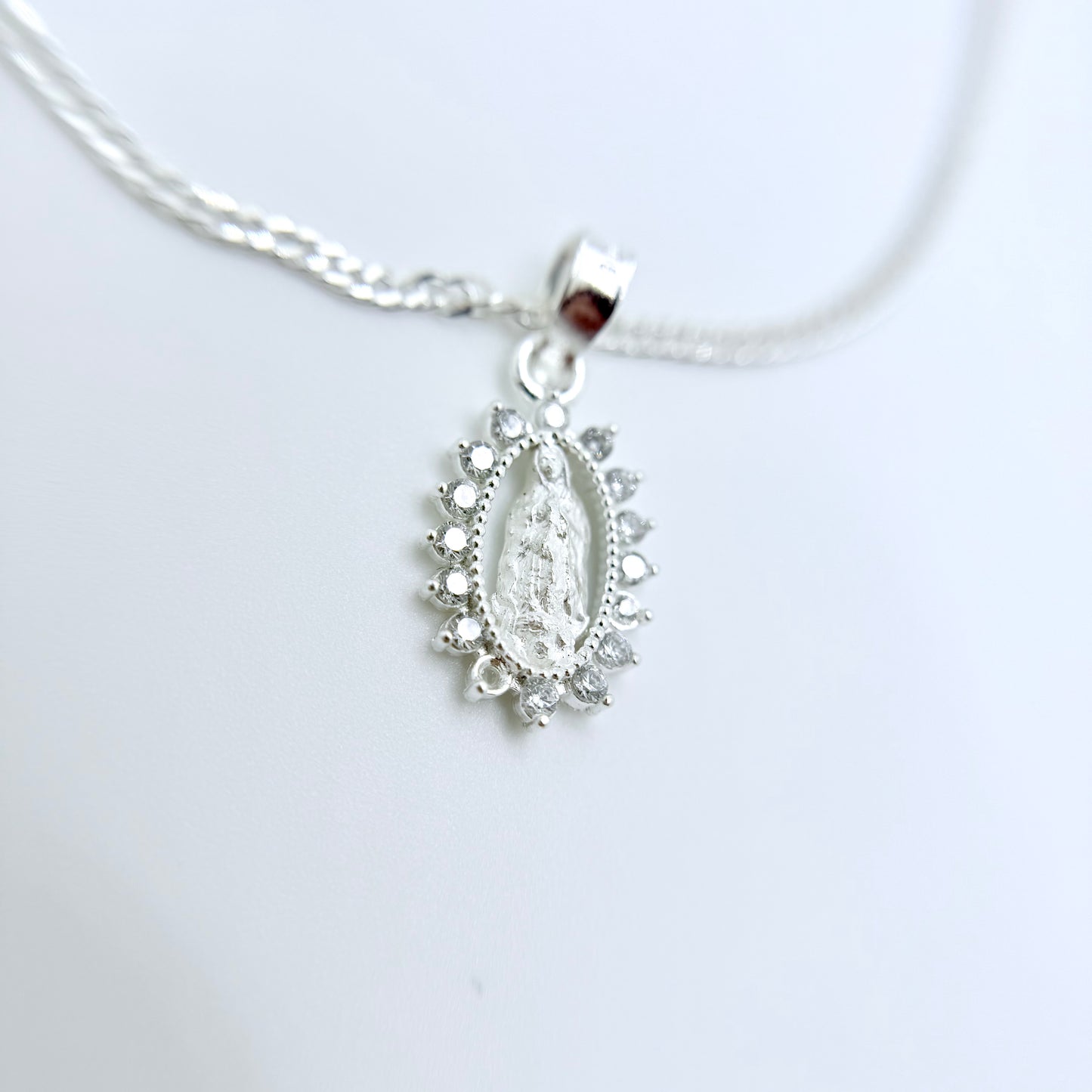 Virgin Mary Dainty II Silver Bracelet