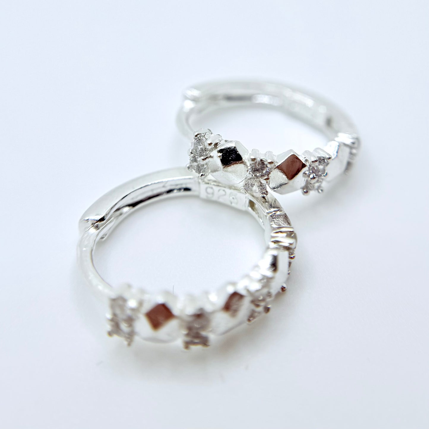 Luna Silver Hoops