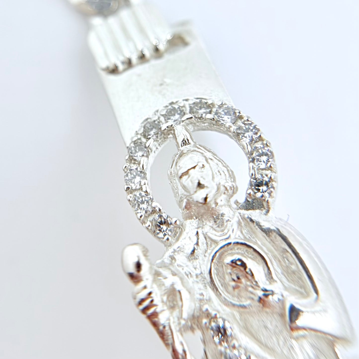 San Judas Luxe Silver Bracelet