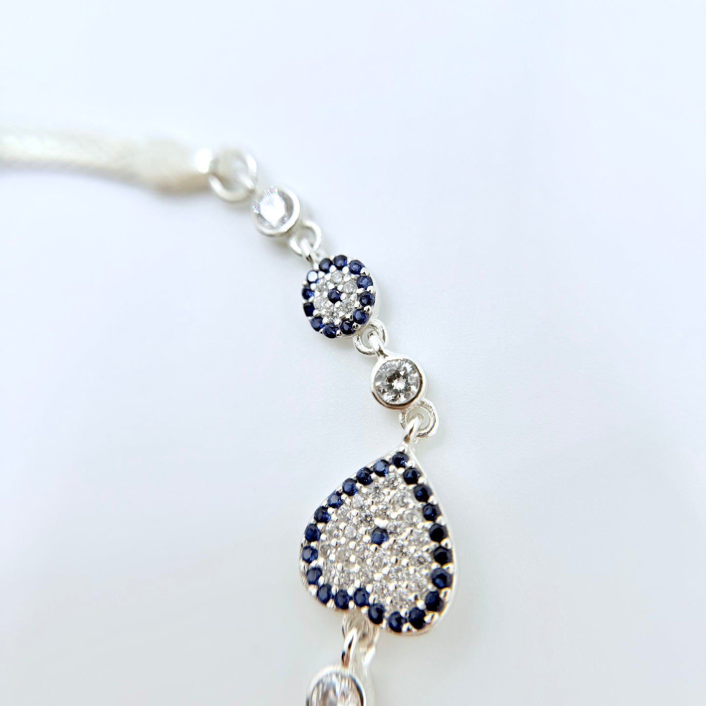 Blue Heart Ojitos Bracelet
