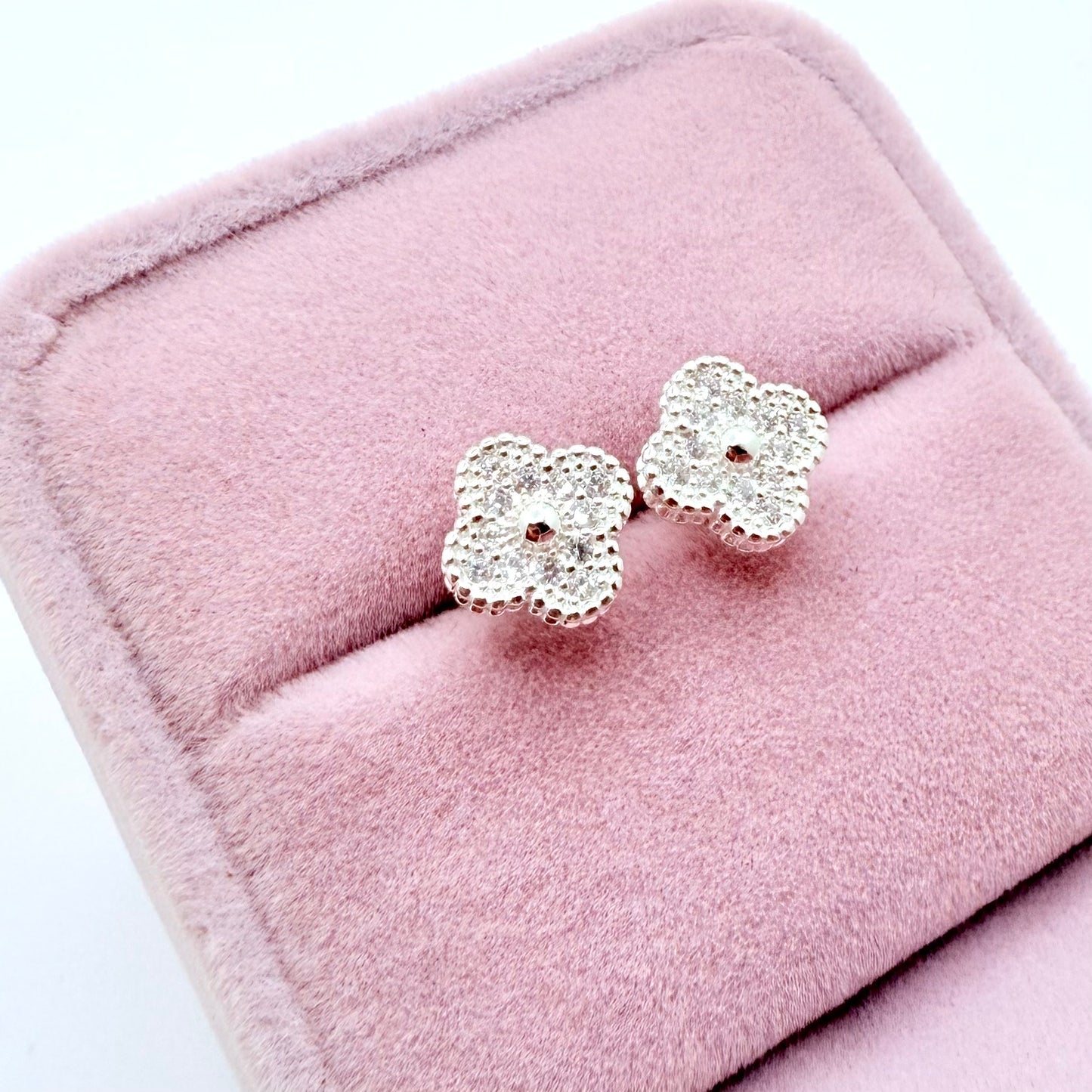 Fleur Silver Earrings