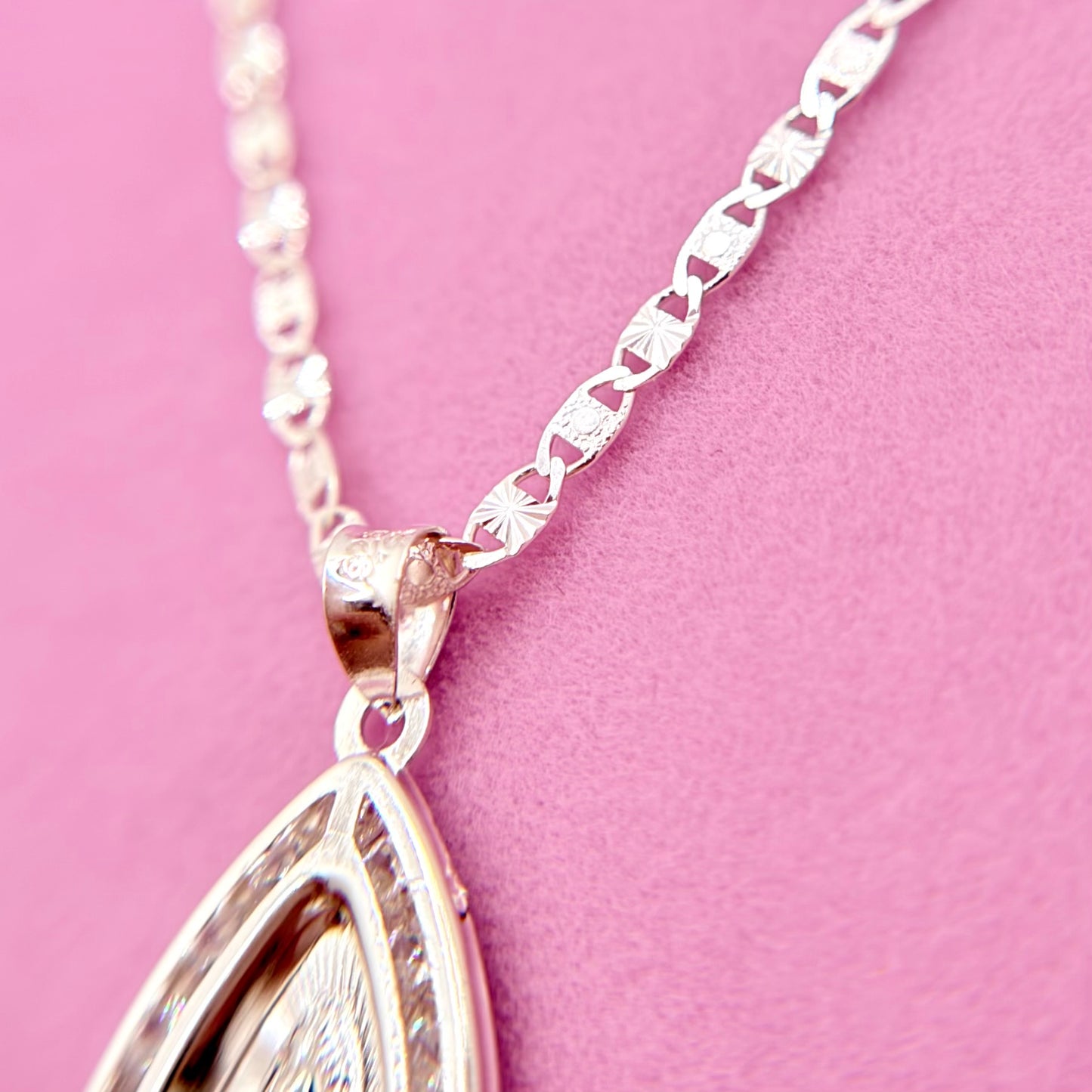 Virgencita Bella Silver Necklace