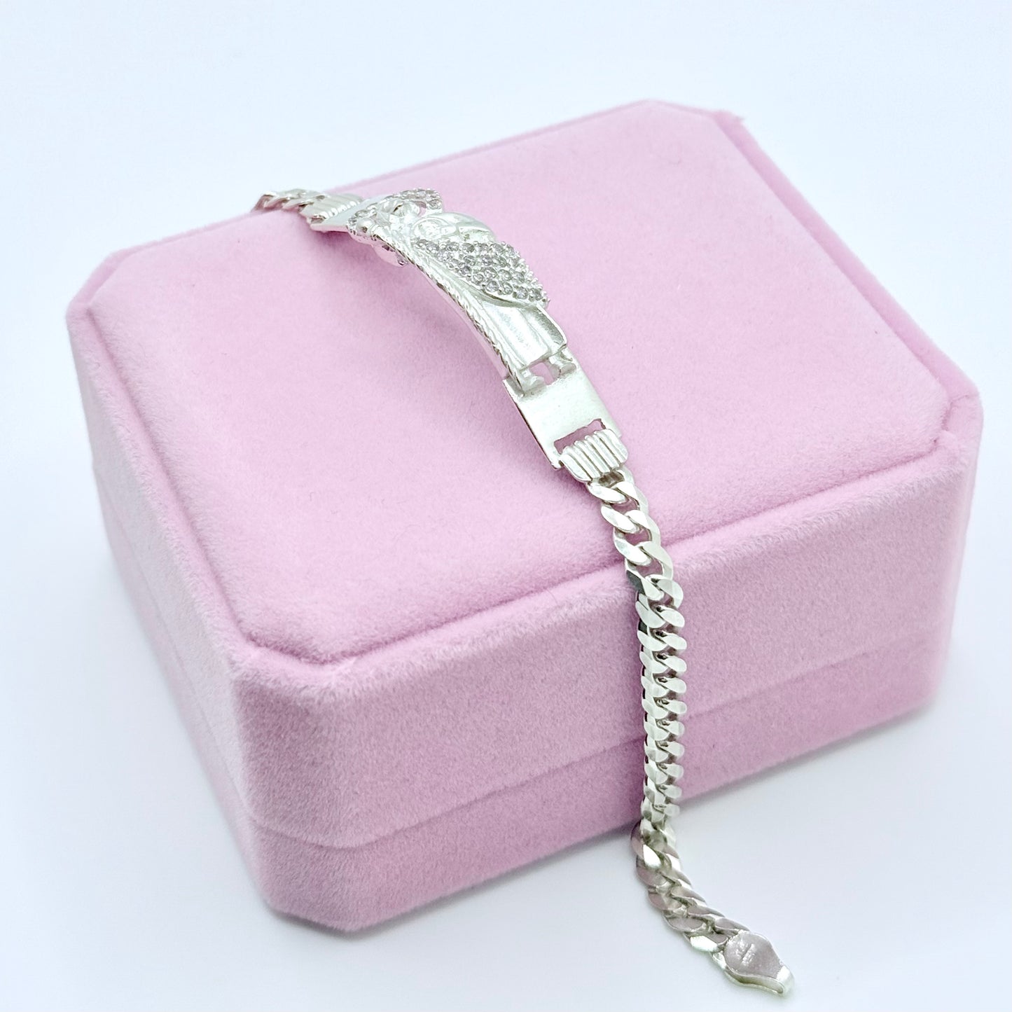 San Judas Luxe Silver Bracelet