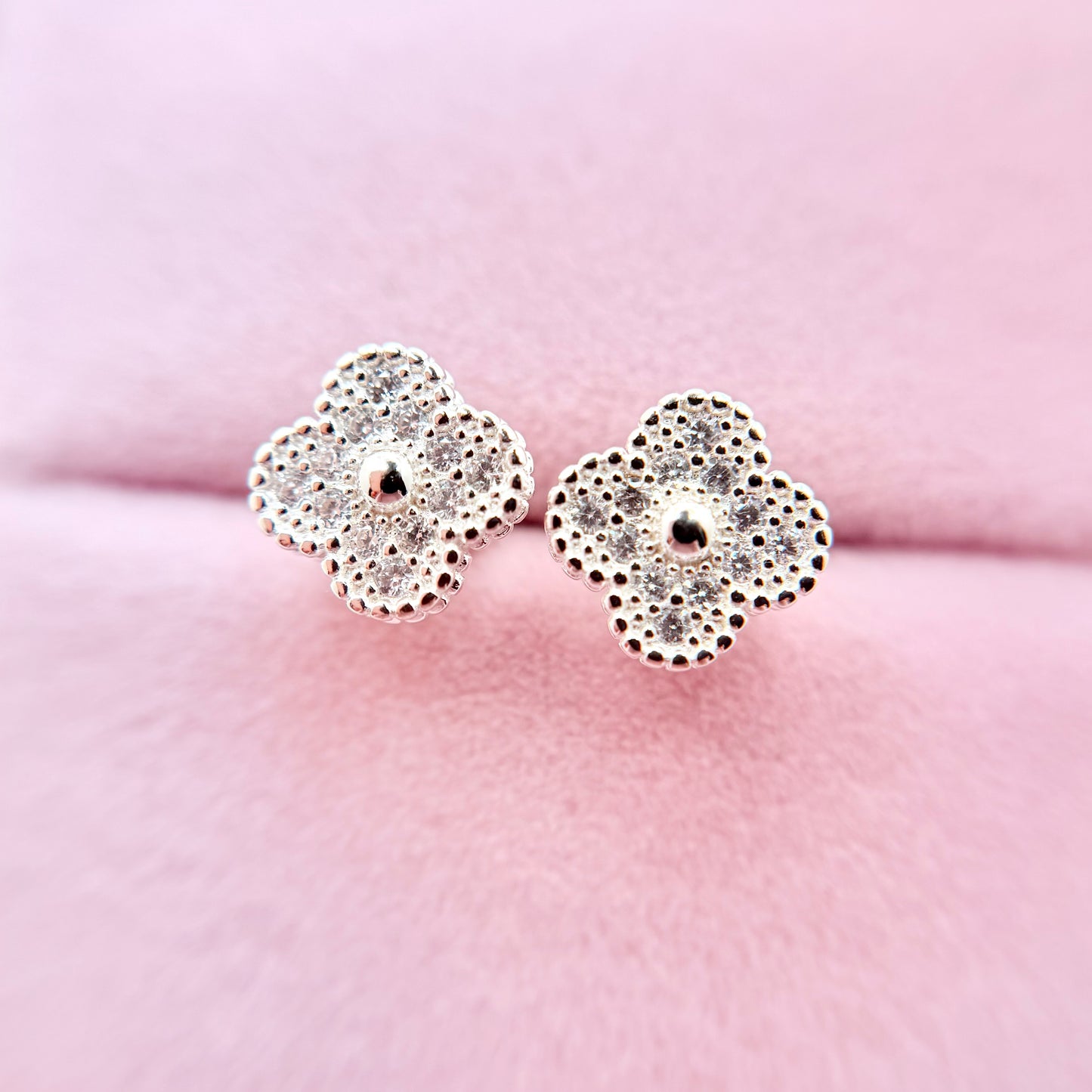Fleur Silver Earrings