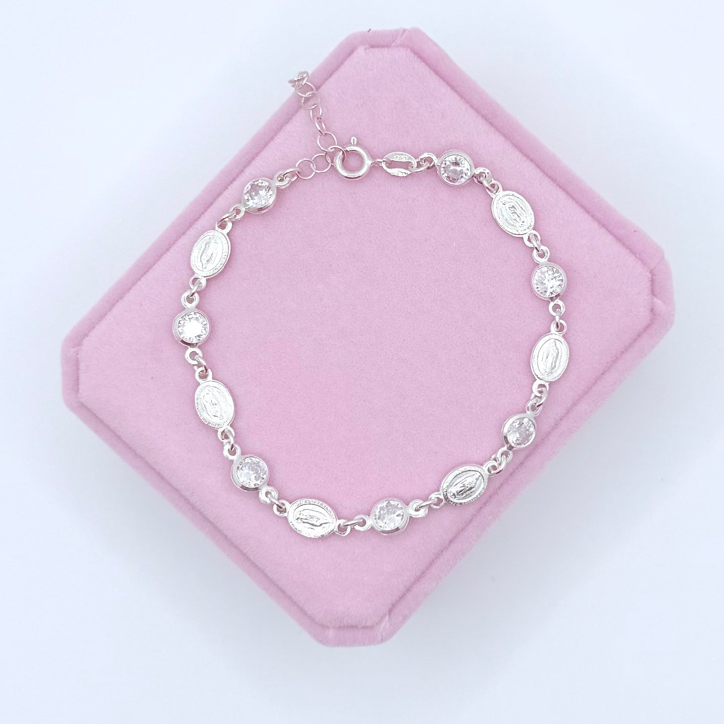 Virgencita Bella Silver Bracelet