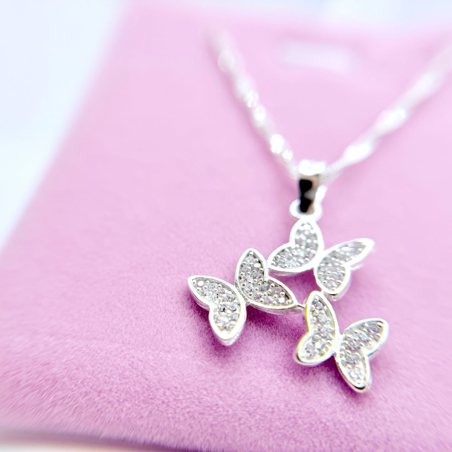 Monarca Luxe Silver Necklace