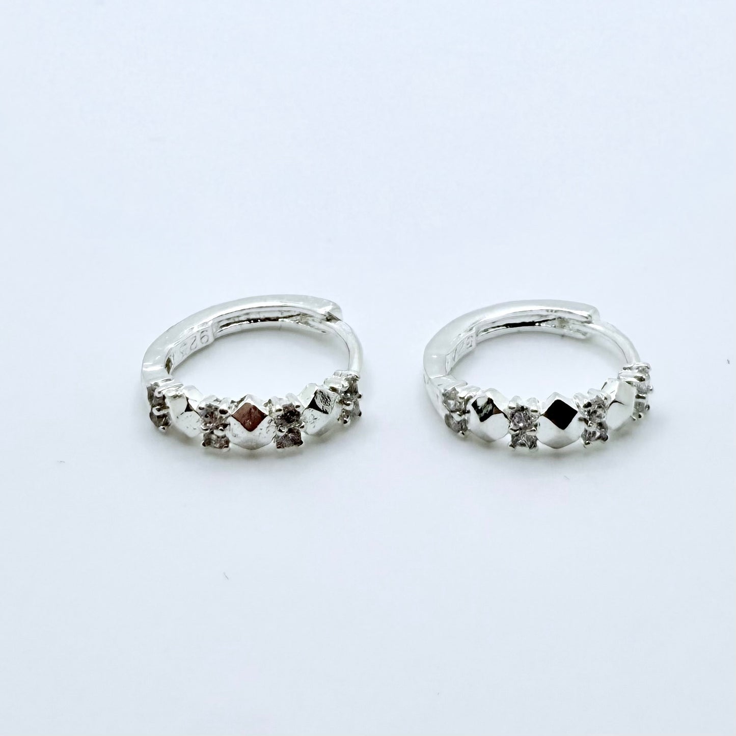 Luna Silver Hoops
