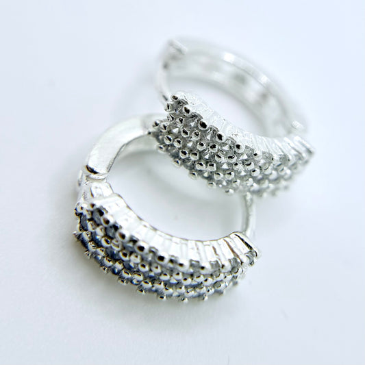 Nobleza Silver Earrings