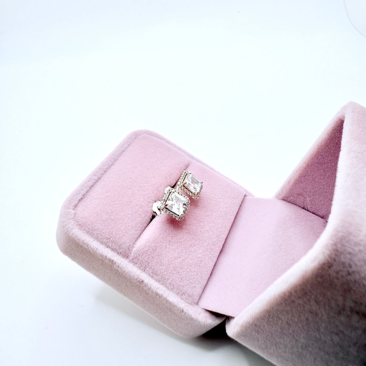 Regal Silver Earrings