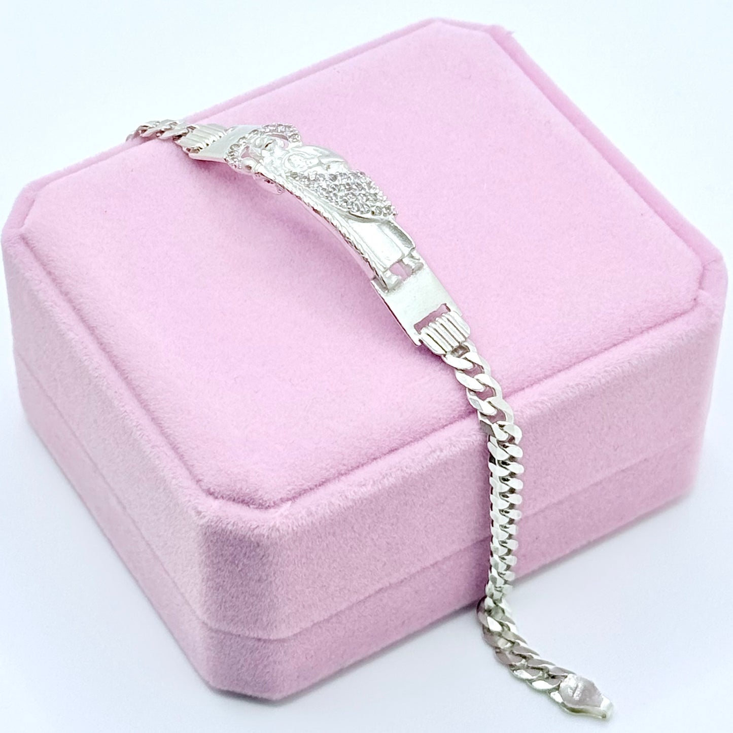 San Judas Luxe Silver Bracelet