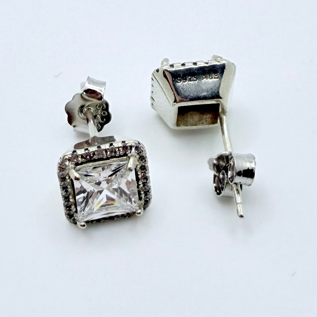 Regal Silver Earrings