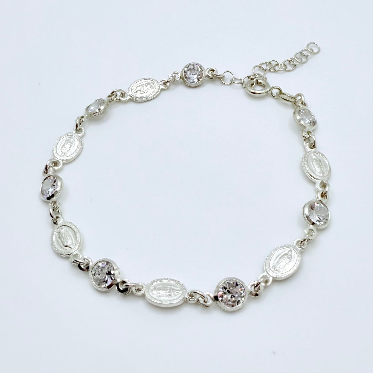 Virgencita Bella Silver Bracelet