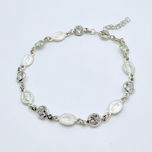 Virgencita Bella Silver Bracelet