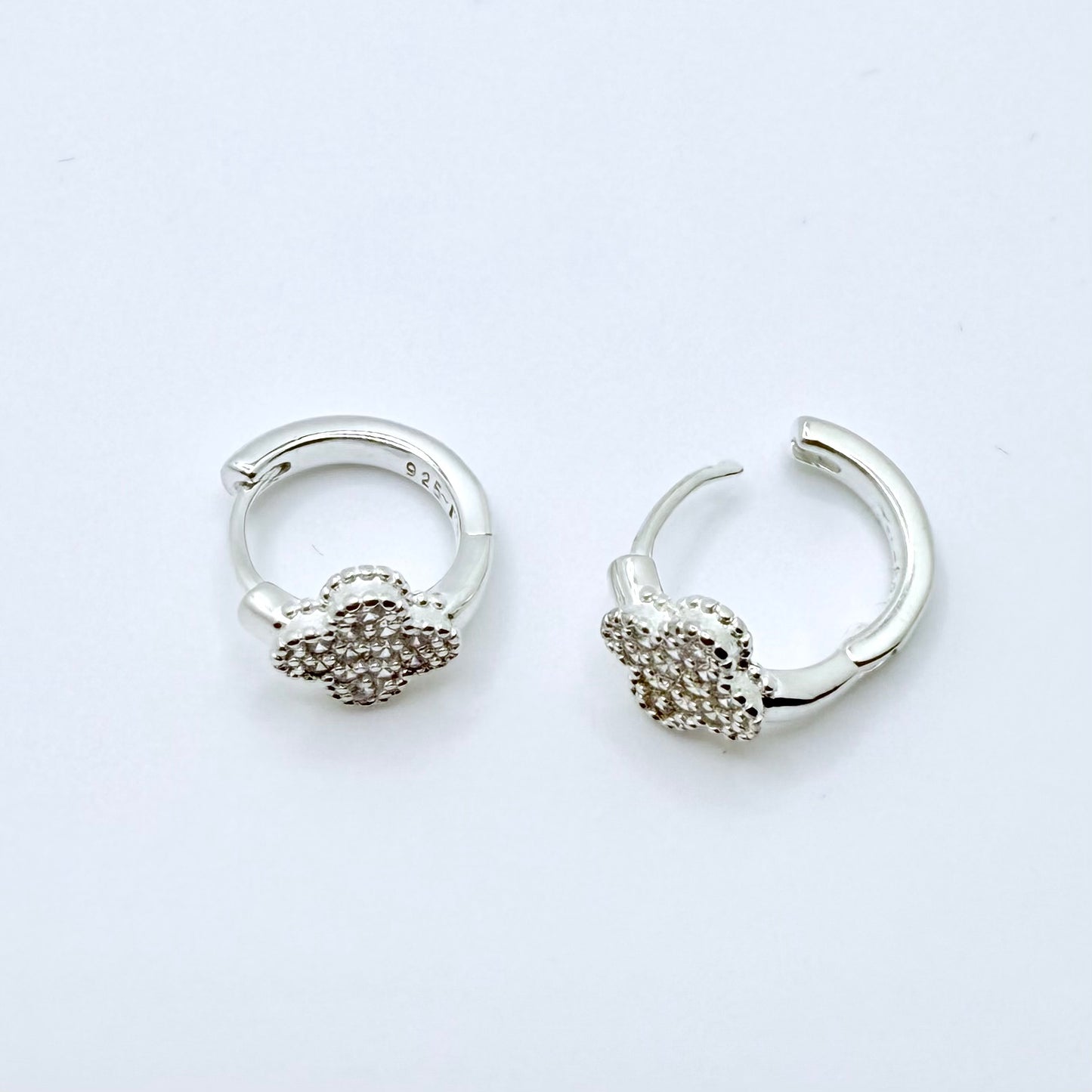 Valentina Silver Hoops