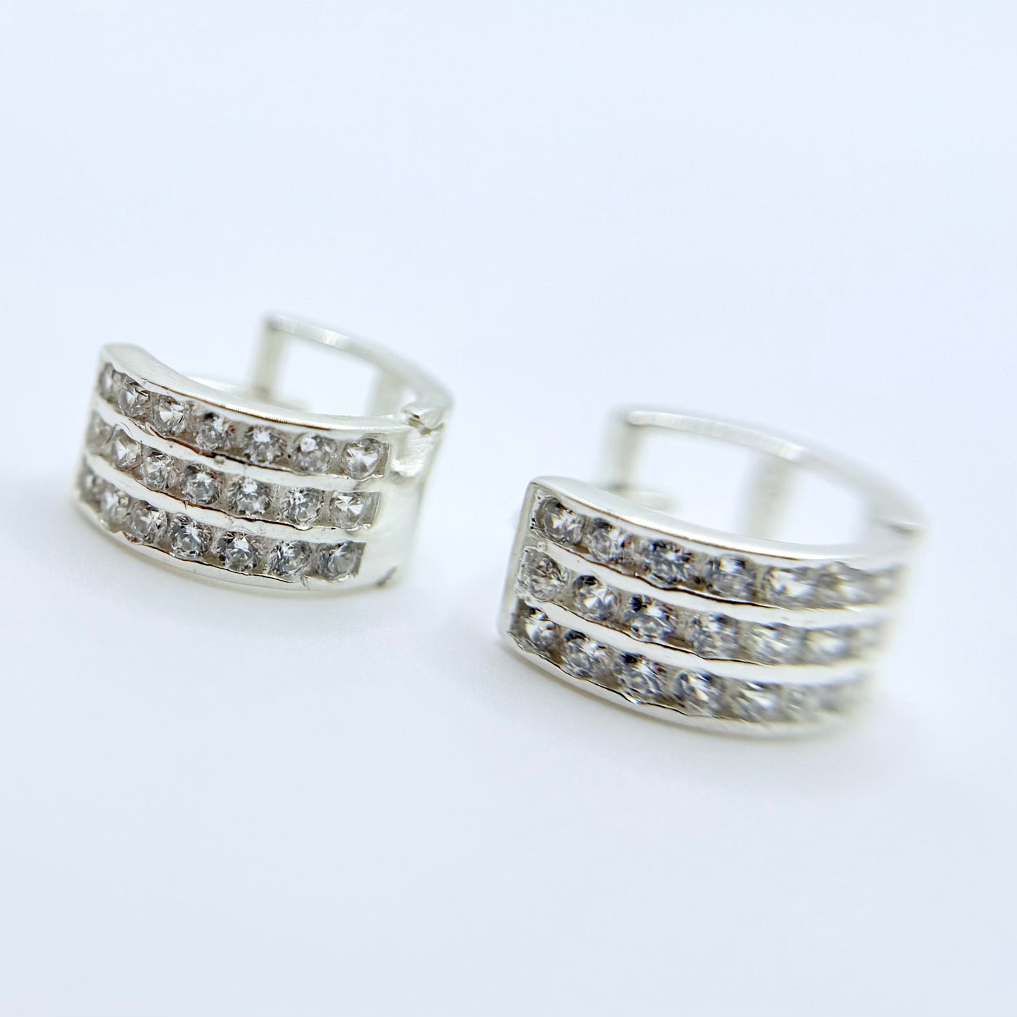 Lumina Silver Hoops