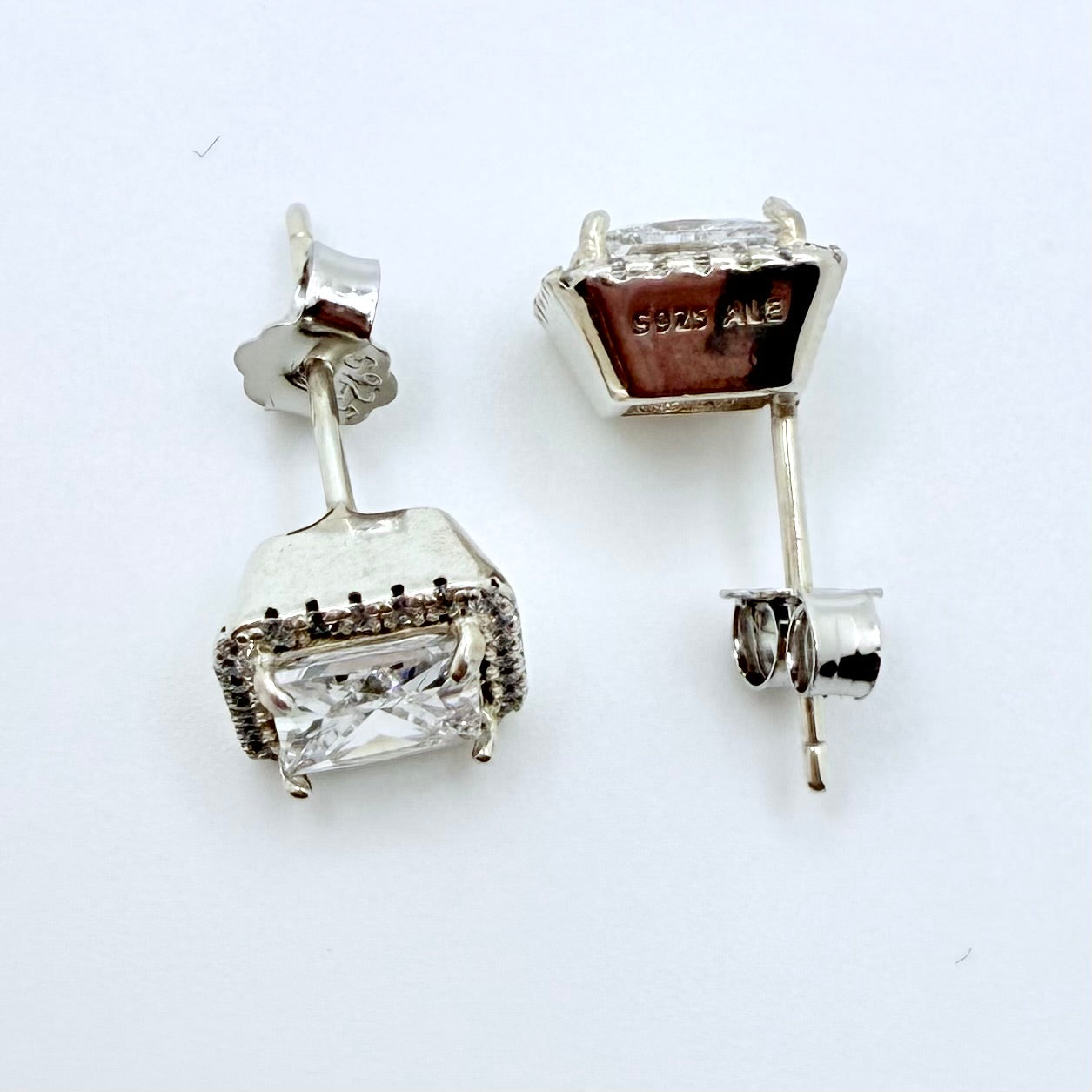 Regal Silver Earrings