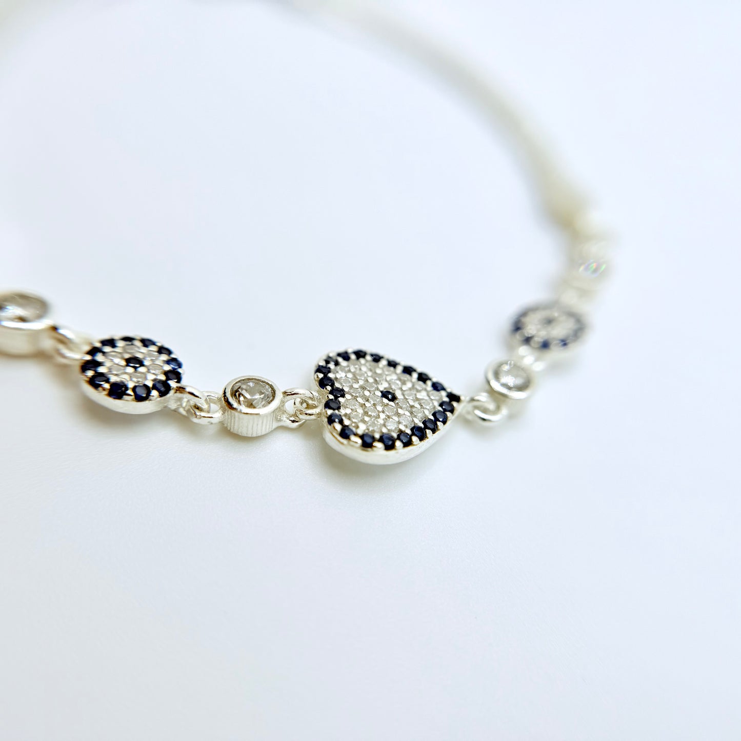 Blue Heart Ojitos Bracelet