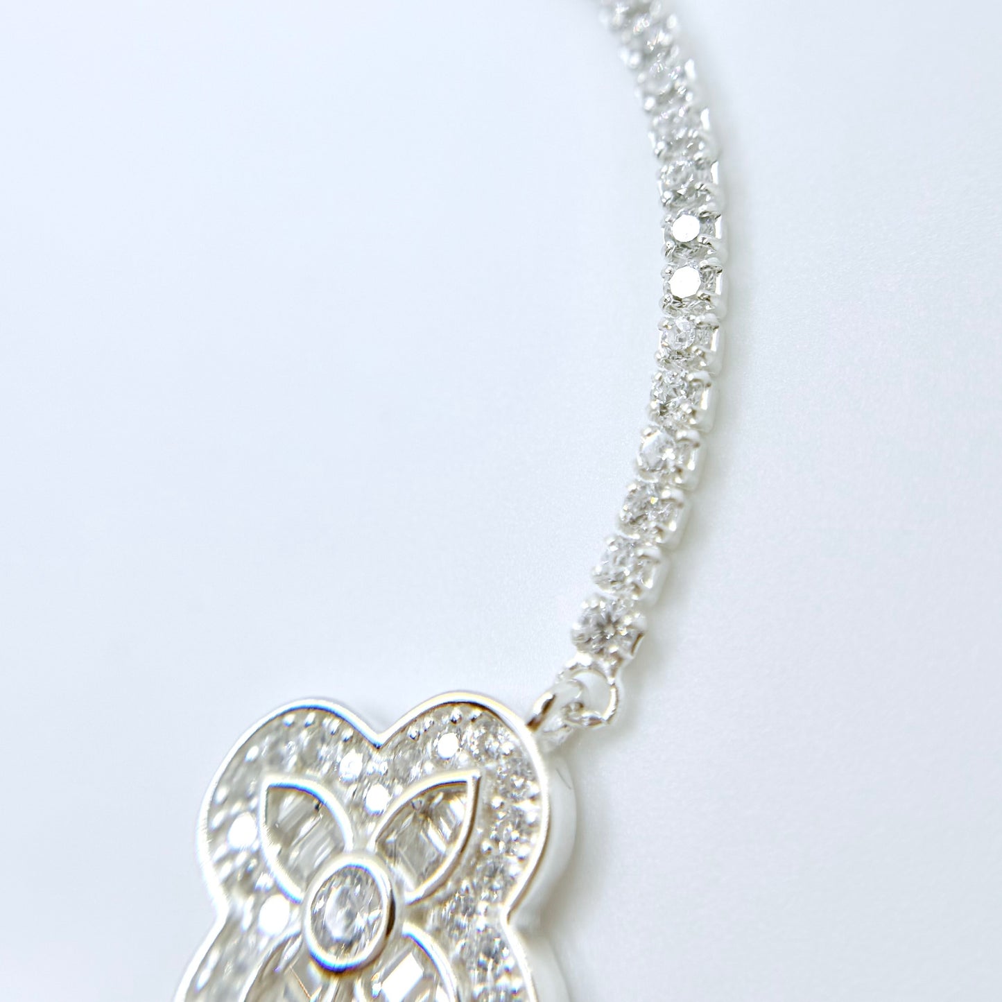 Reina Lux Silver Diamond Bracelet