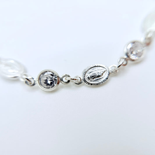 Virgencita Bella Silver Bracelet