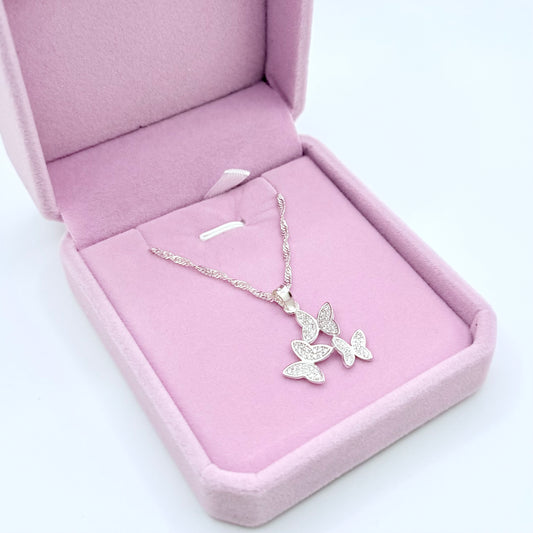 Monarca Luxe Silver Necklace