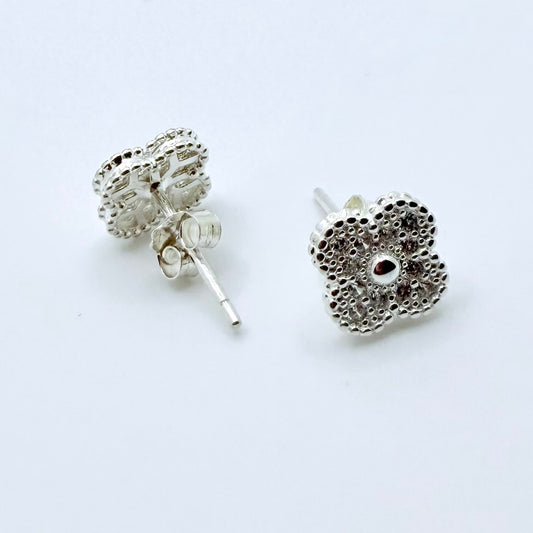 Fleur Silver Earrings
