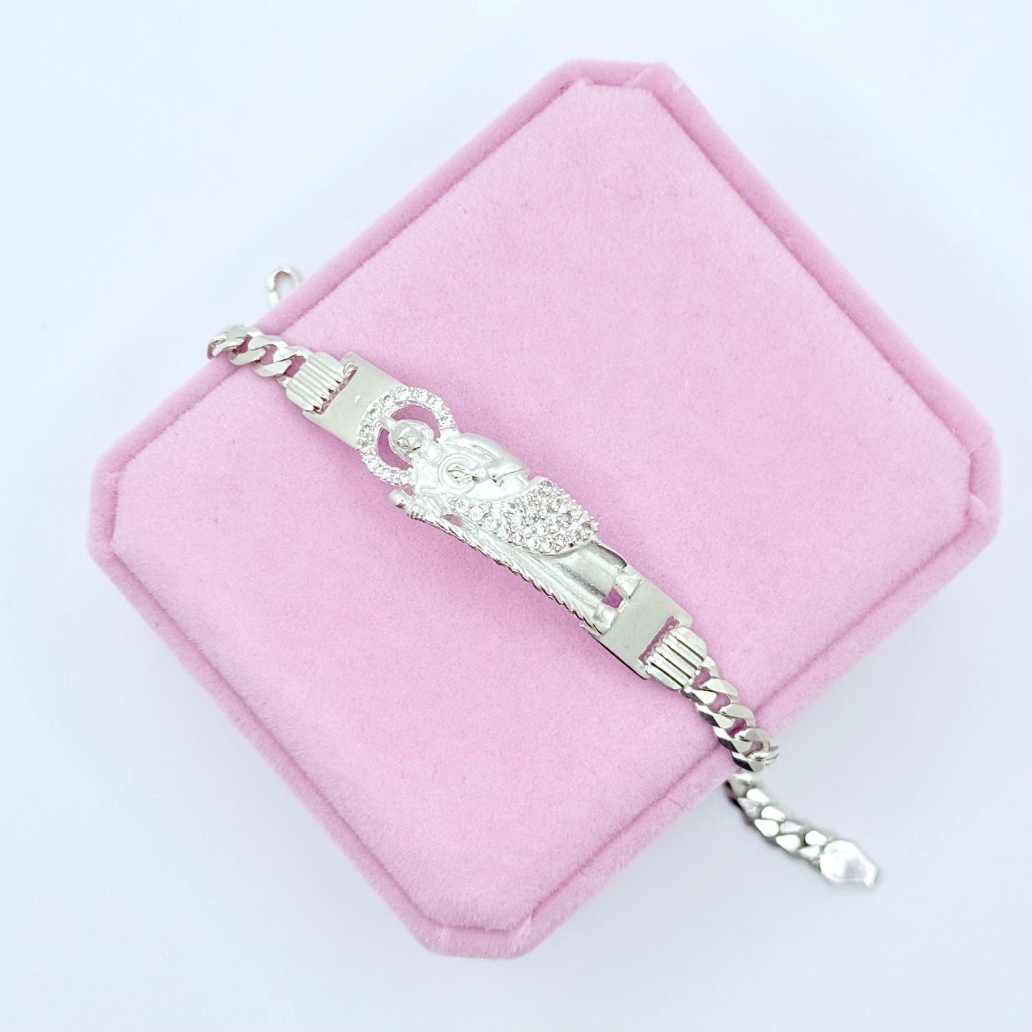 San Judas Luxe Silver Bracelet
