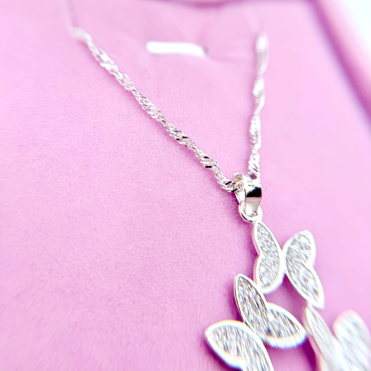 Monarca Luxe Silver Necklace