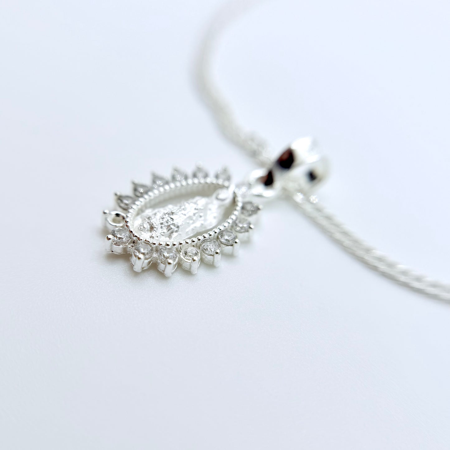 Virgin Mary Dainty II Silver Bracelet